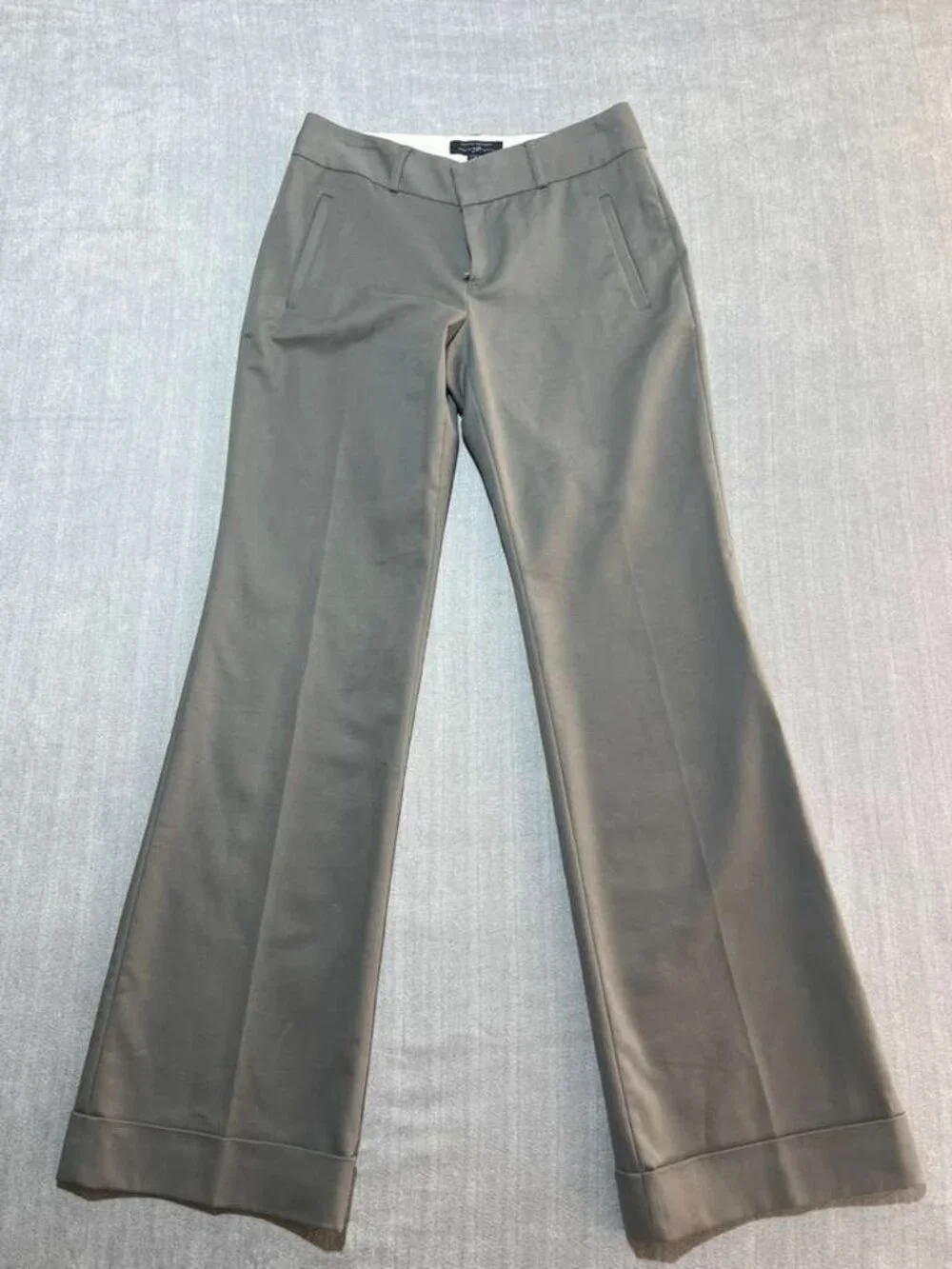 Banana Republic 718 Martin Fit Gray Stretch Dress Pants Women’s Size 4 - Picture 2 of 9